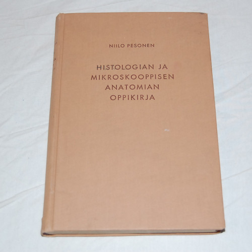 Niilo Pesonen Histologian ja mikroskooppisen anatomian oppikirja